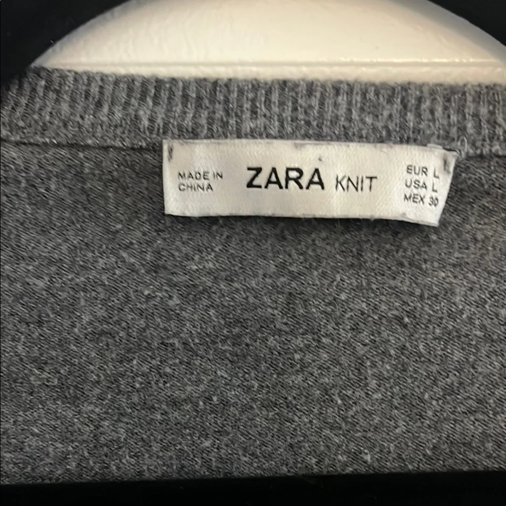 Zara Gray Women's Sweater Size L